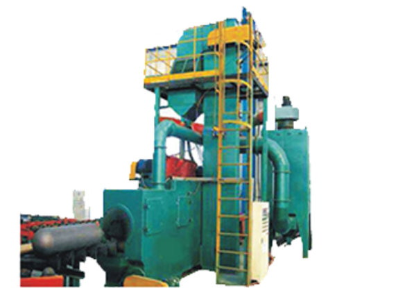 CNG bottle outer shot blasting machine