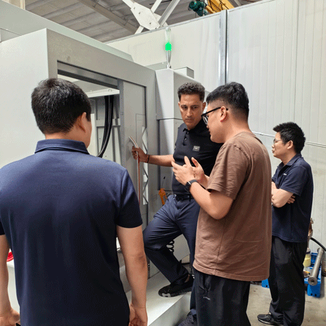CNC thread screwed machine