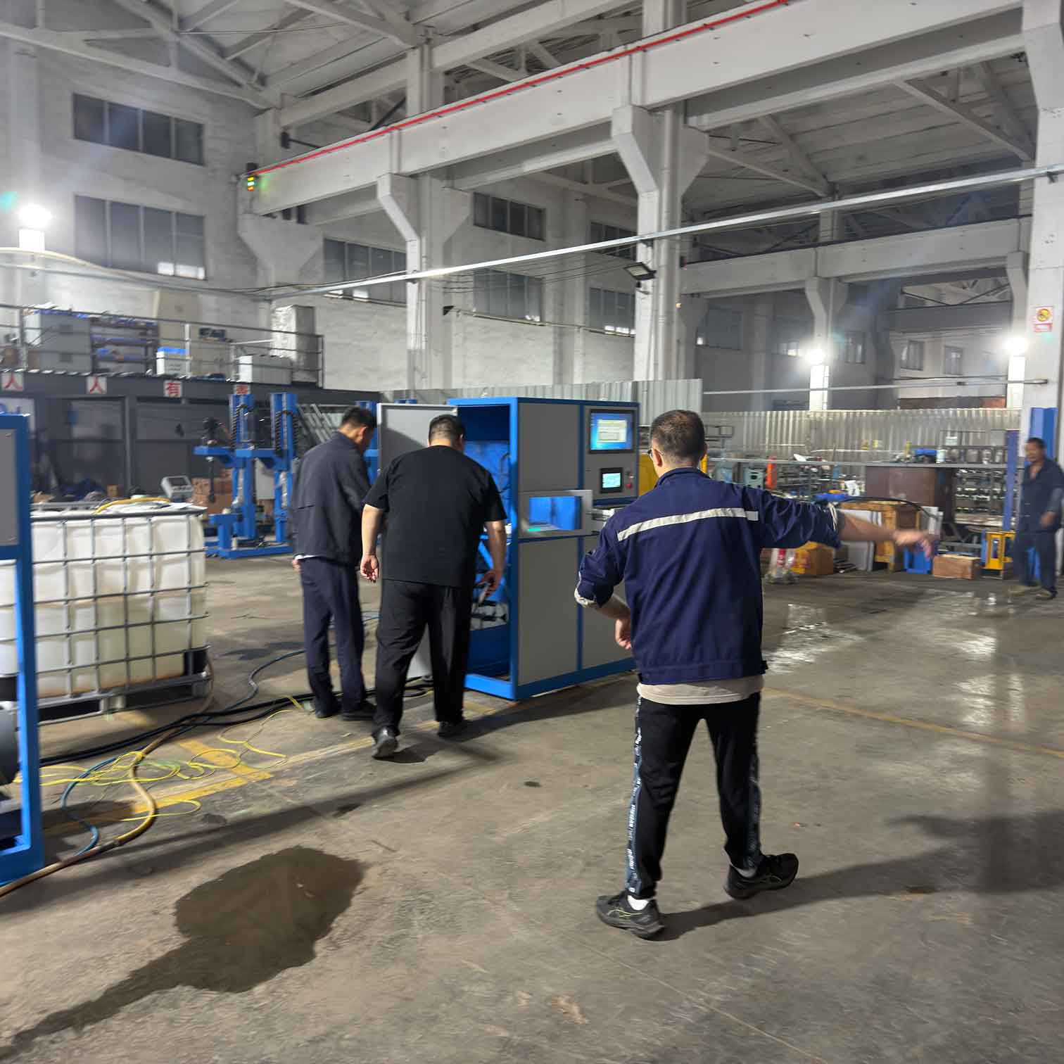 HS vessel hydro testing machine for CNG cylinder