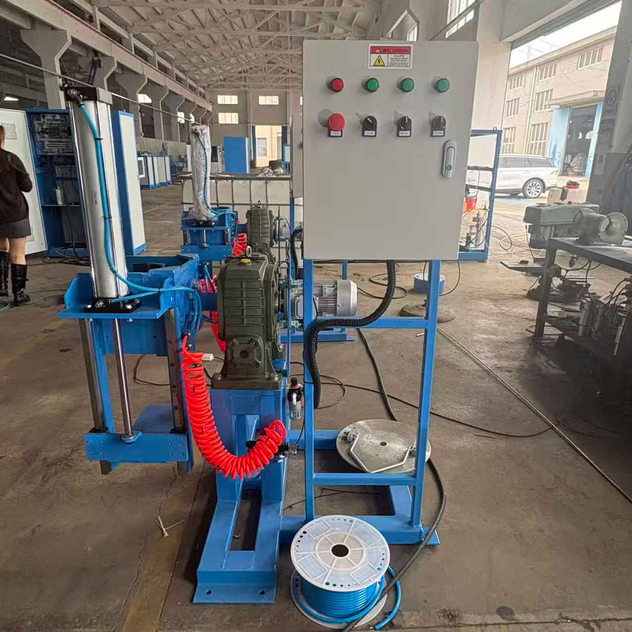 HS vessel hydro testing machine for CNG cylinder